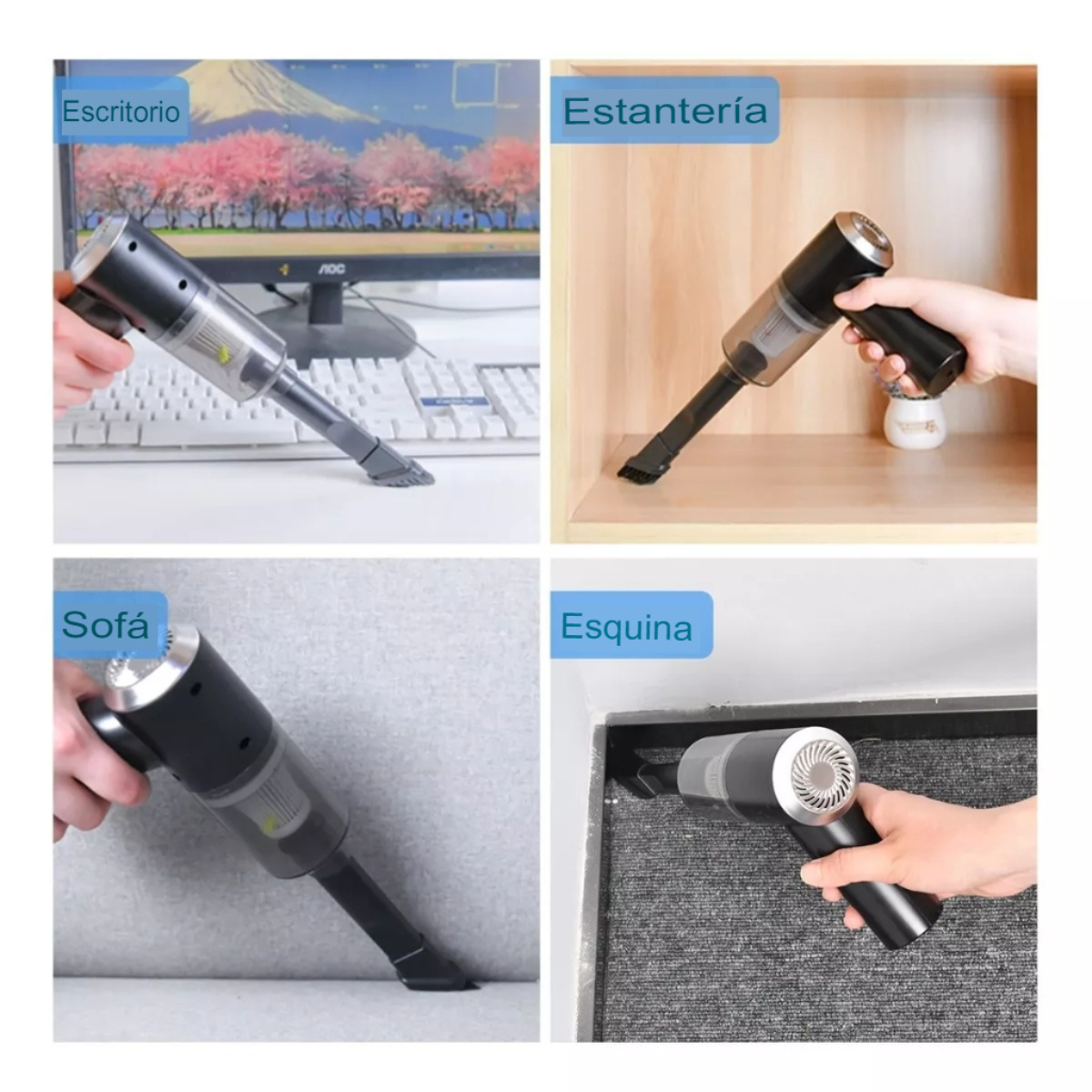 ✨🧼 Aspiradora de Mano Recargable🔋