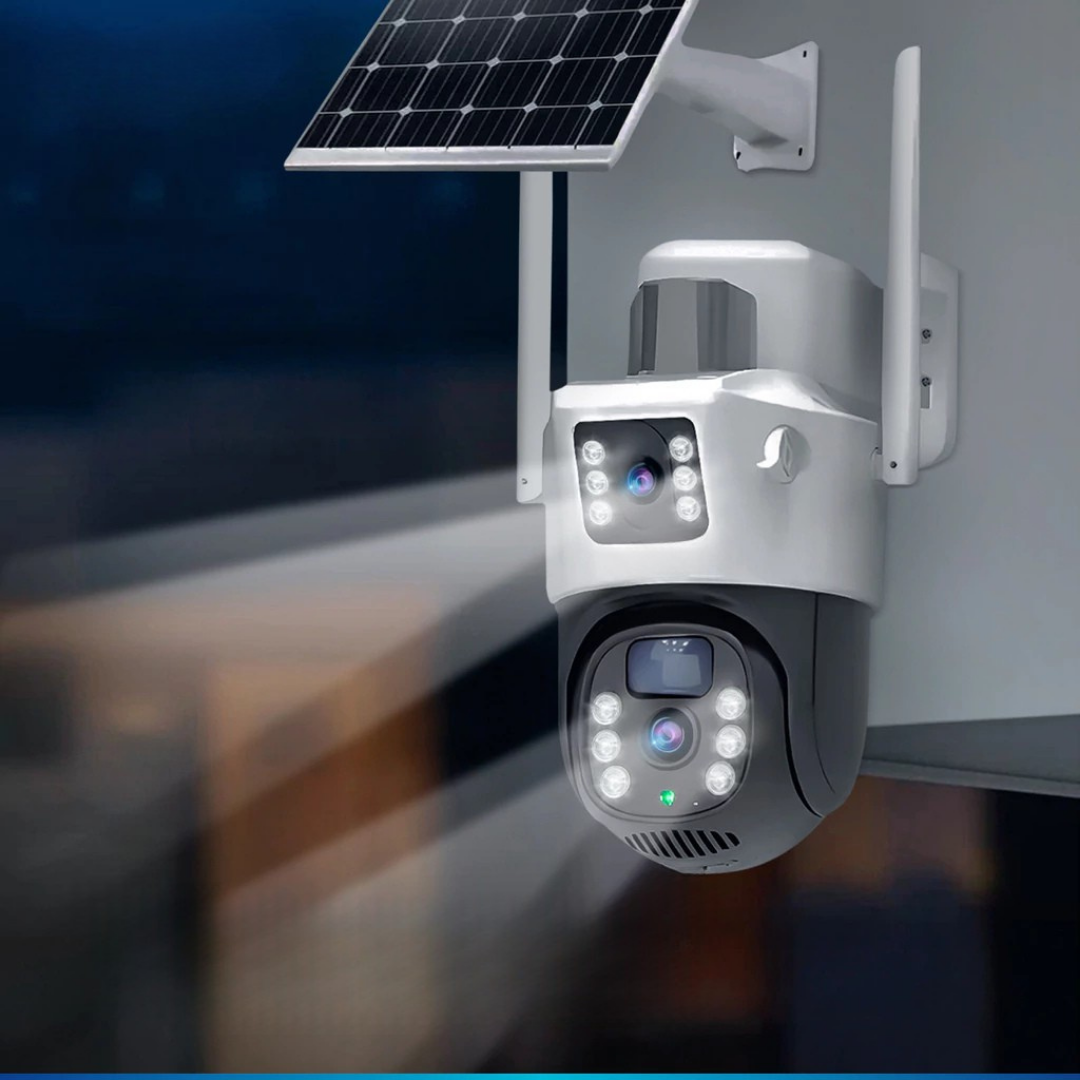 🔒 Cámara de Seguridad Inalámbrica con Batería Solar – 🔋🌞 Protección Inteligente, Sin Cables