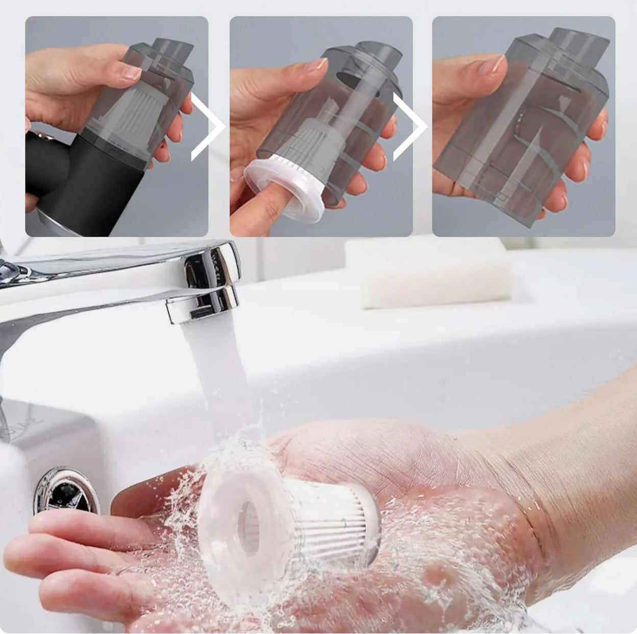 ✨🧼 Aspiradora de Mano Recargable🔋