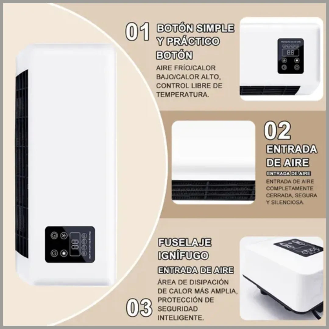 Mini Aire Acondicionado 2 en 1