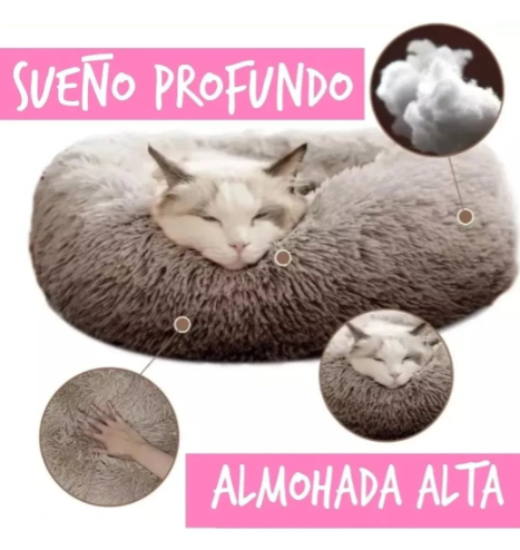 Cama Felpa Antiestres - Perros y Gatos