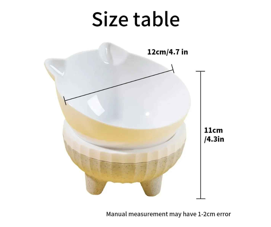 Comedero para gatos - Cuencos Con Soporte Elevado
