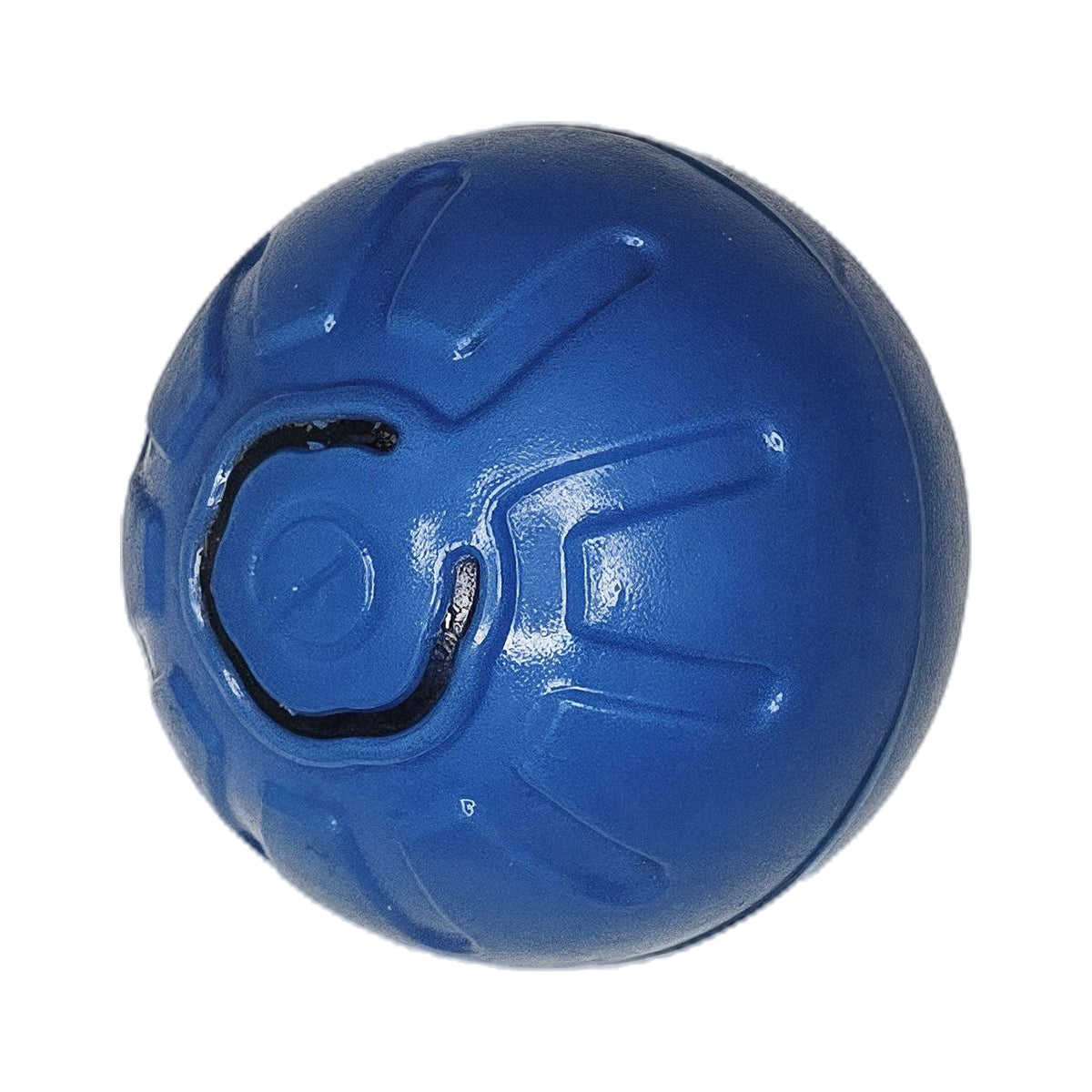 Pelota Saltarina Inteligente para mascotas, color azul, con botón de encendido